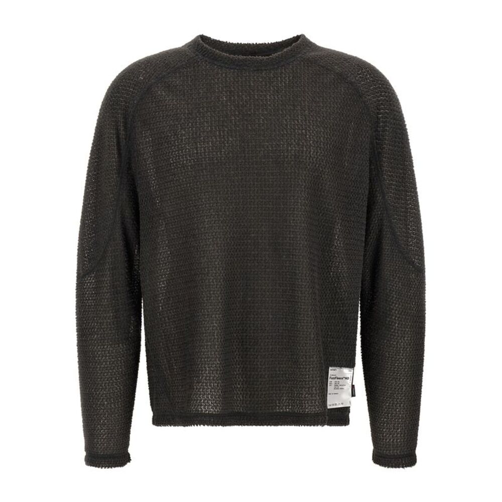 SATISFY Gray Polyester Men's Cardigan